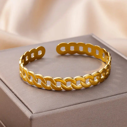 Vintage Snake Bangle Bracelet