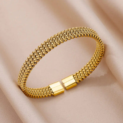 Vintage Snake Bangle Bracelet