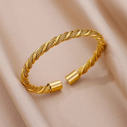 Vintage Snake Bangle Bracelet