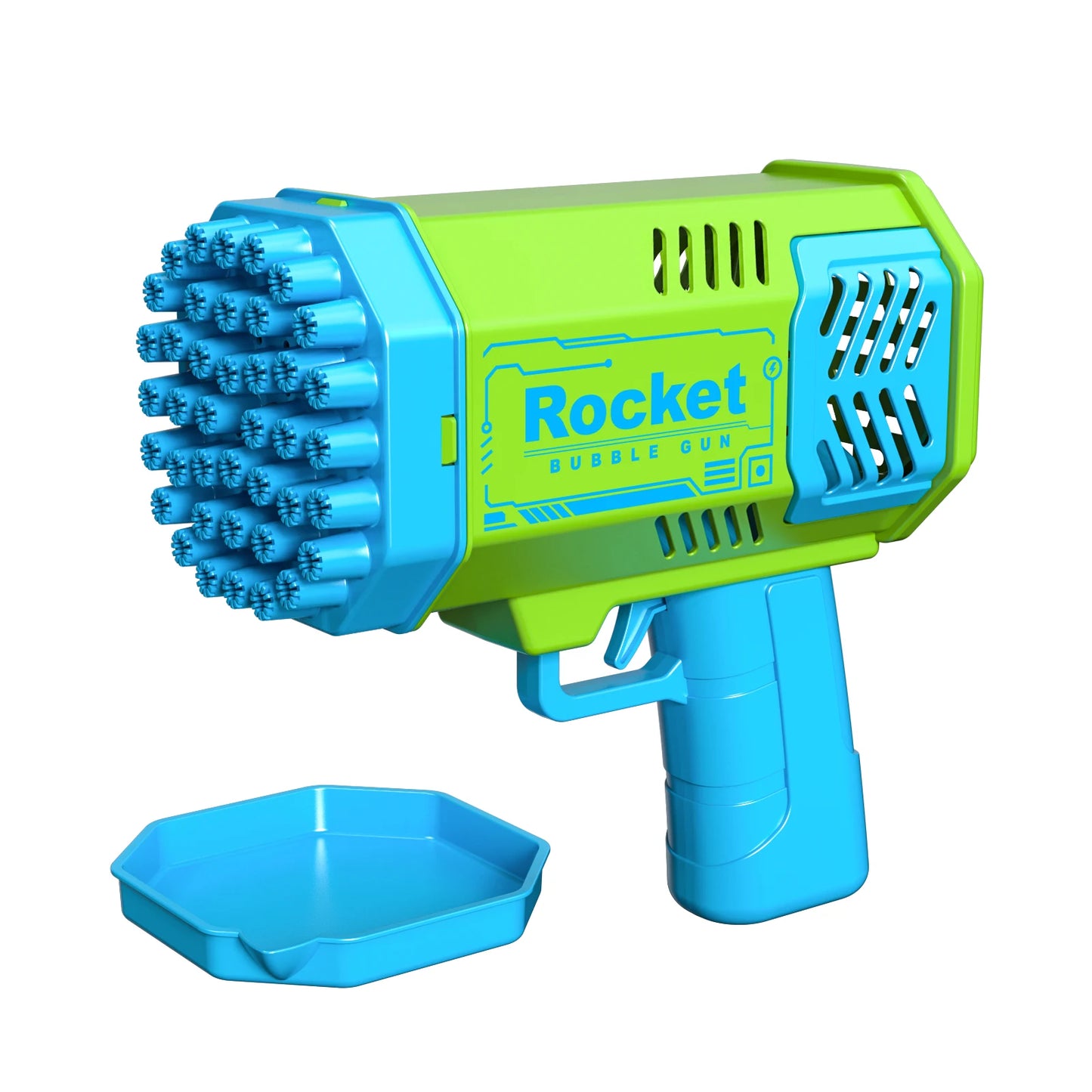 Rocket Bubble Blaster With LED Lights