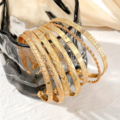 Vintage Gold Punk Bracelets