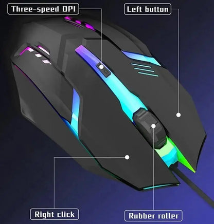 ErgoGlow Gaming Mouse