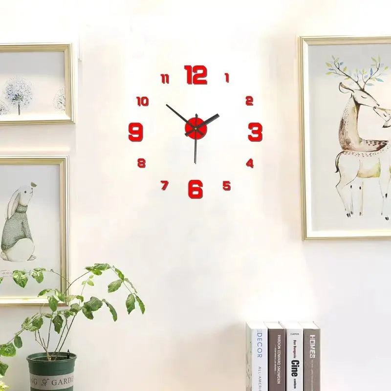 Modern Frameless Wall Clock