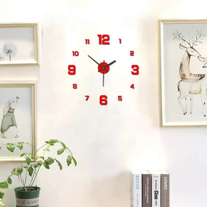 Modern Frameless Wall Clock