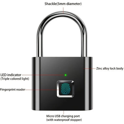 Smart Fingerprint Padlock