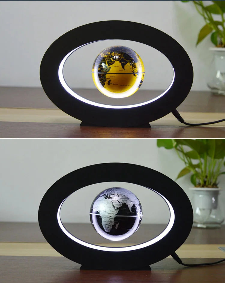 Floating LED Globe Decor