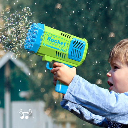 Rocket Bubble Blaster With LED Lights