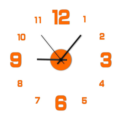 Modern Frameless Wall Clock