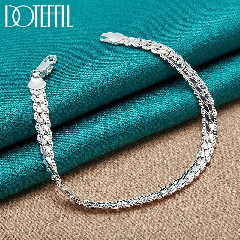 Elegant Sterling Silver Bracelet