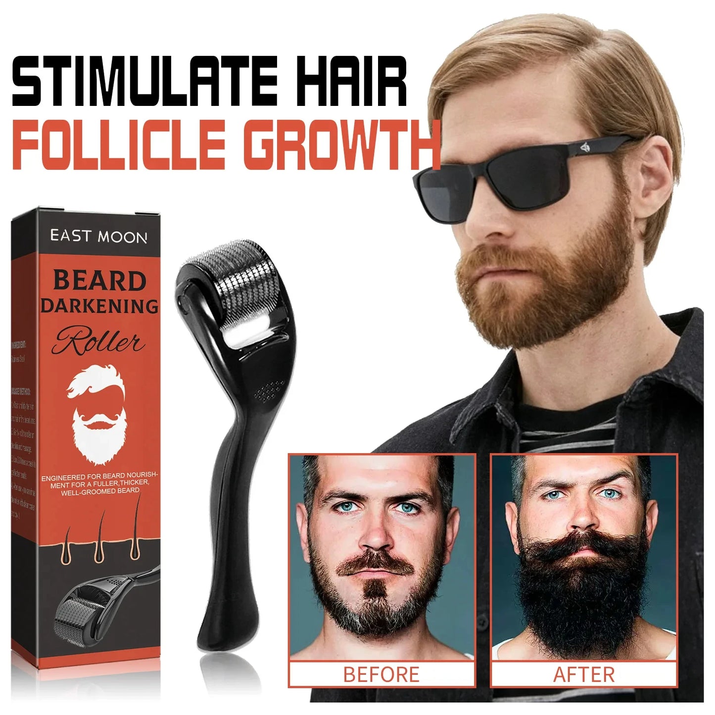 Beard Growth Roller Kit