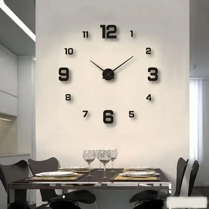 Modern Frameless Wall Clock