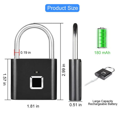 Smart Fingerprint Padlock