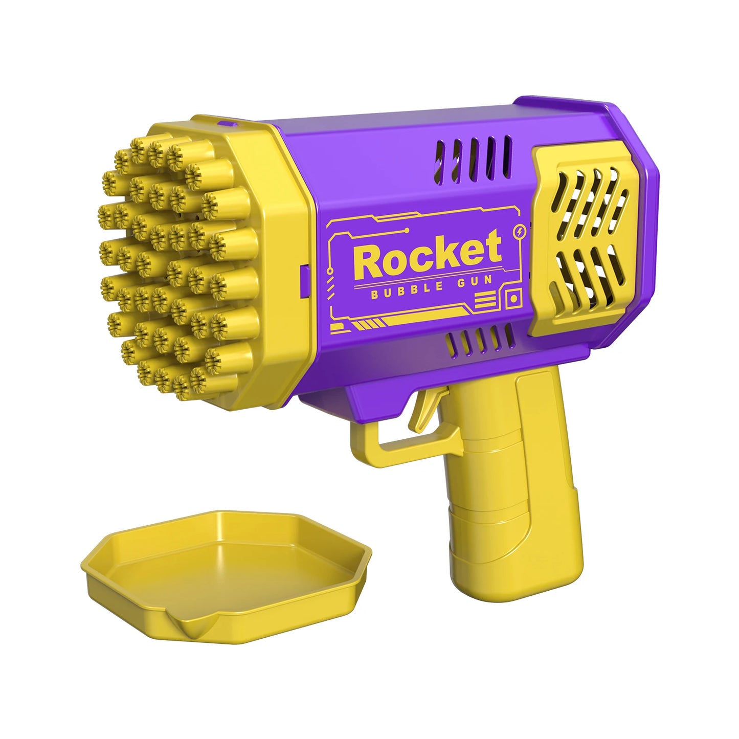 Rocket Bubble Blaster With LED Lights