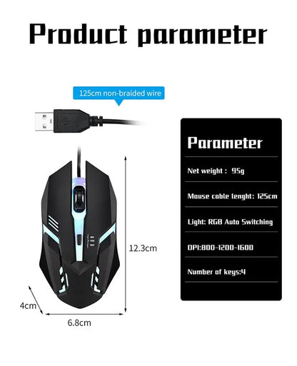 ErgoGlow Gaming Mouse