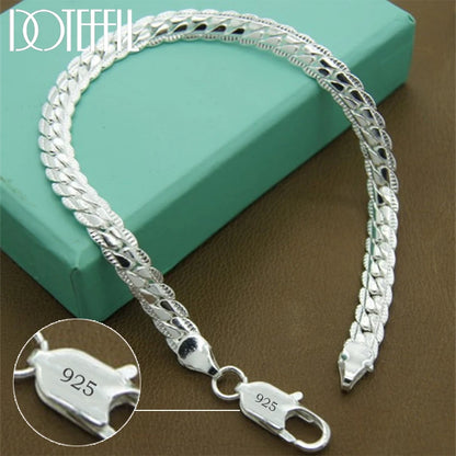 Elegant Sterling Silver Bracelet